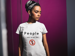 "People...Not A Big Fan" Short-Sleeve Unisex T-Shirt (White)